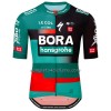 Maglia 2023 BORA-Hansgrohe Manica Corta Verde Nero Maglia 2023 BORA-Hansgrohe Manica Corta Verde Nero